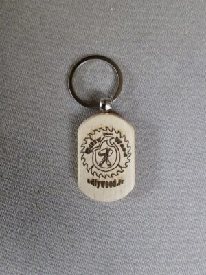 Porte clef arrondi personnalisé